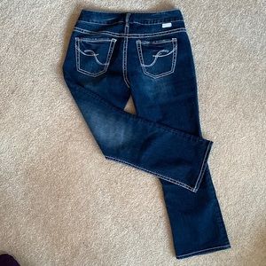 Ladies Silver Jean Suki Capris